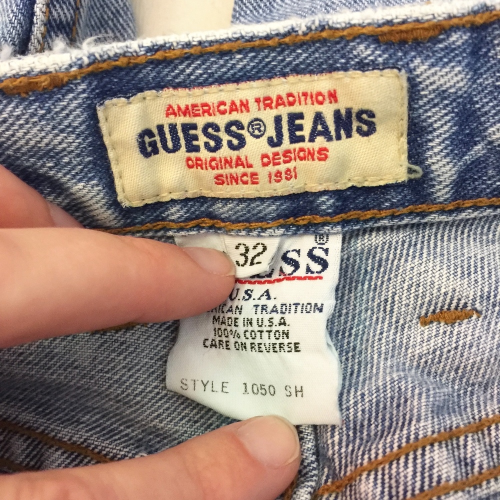 Guess Jeans 32 Short Vintage Mom High Rise - Picture 7 of 8